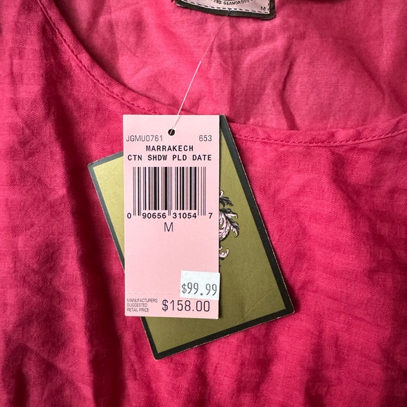 Pink juicy couture smocked waist top - Picture 9 of 12